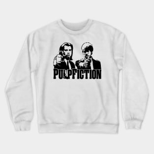 Pulp Fiction Stencil Style Crewneck Sweatshirt